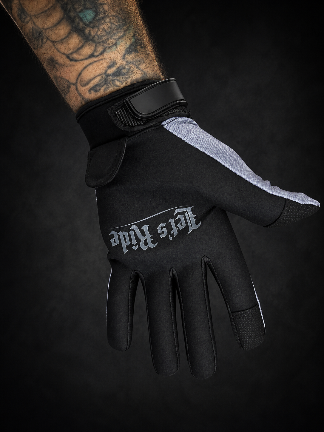 Black and White Gloves