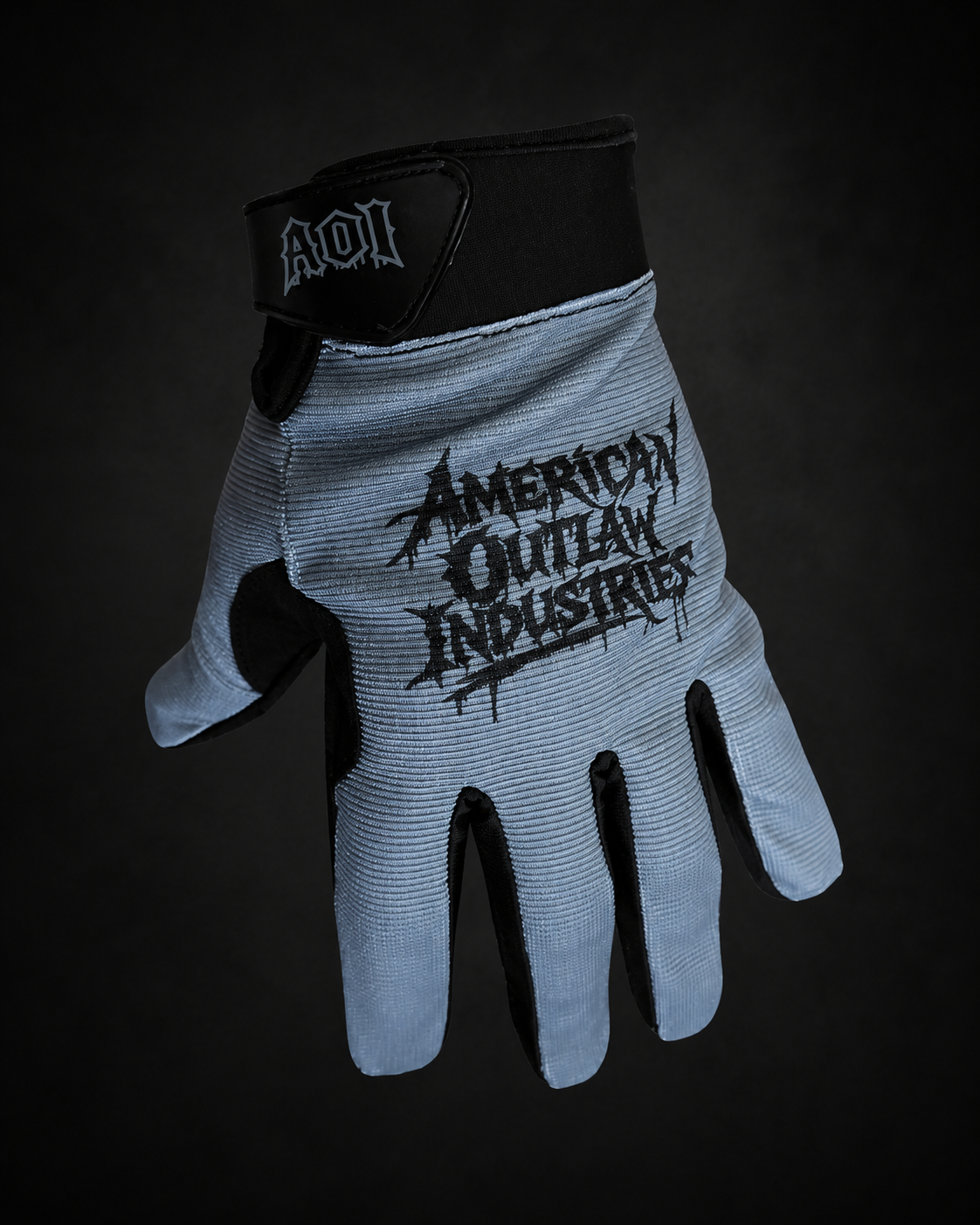 Black and Grey Gloves