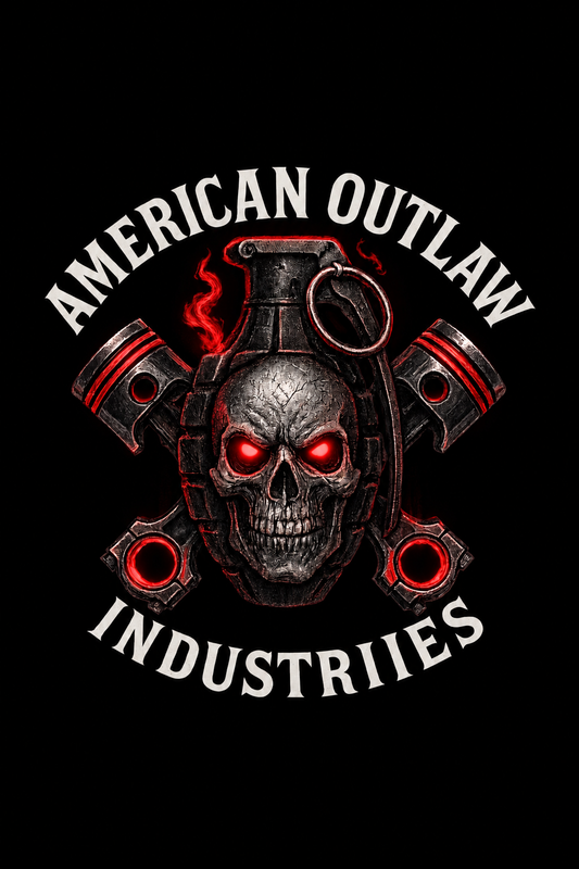 RED Skulls and Pistons - Kids
